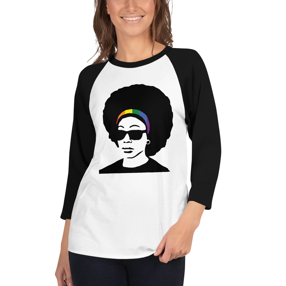 Rainbow Headband 3/4 sleeve raglan shirt