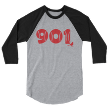 901 Baseball 3/4 sleeve raglan shirt