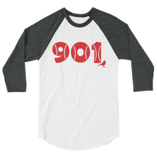 901 Baseball 3/4 sleeve raglan shirt
