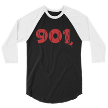 901 Baseball 3/4 sleeve raglan shirt