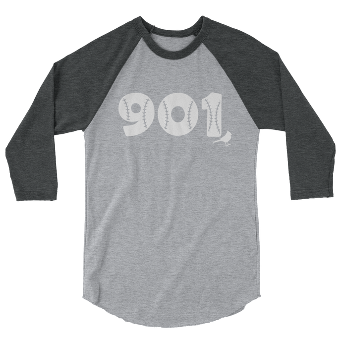 901 Baseball 3/4 sleeve raglan shirt