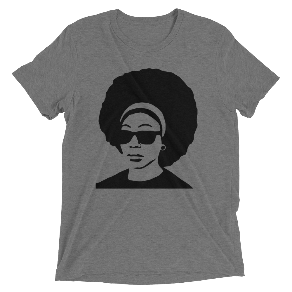 Black Afro Short Sleeve Tri-blend T-shirt