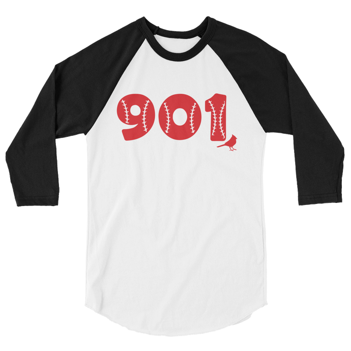 901 Baseball 3/4 sleeve raglan shirt